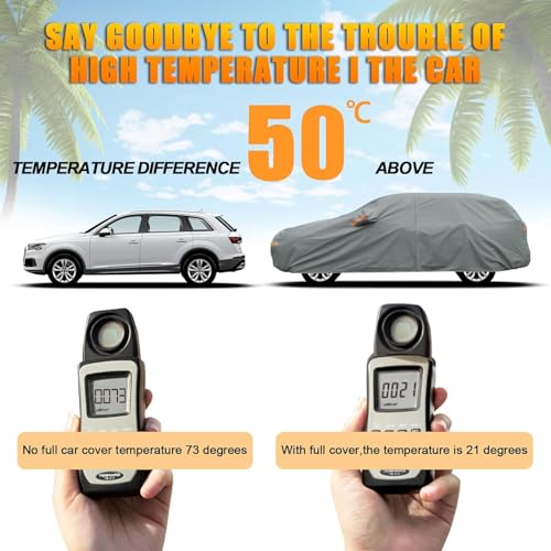 Kayme Heavy Duty SUV Car Cover Custom Fit BMW X3 (2010-2025) Waterproof All Weather for Automobiles, Full Exterior Covers Sun Rain UV Protection. - size: Custom Fit BMW X3