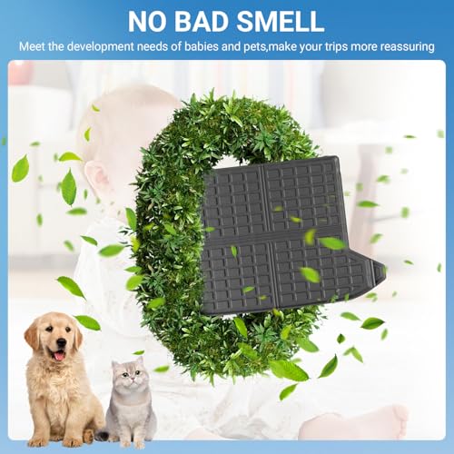 Xipoo Cargo Liner Compatible with 2022 2023 2024 2025 2026 Tucson Rear Trunk Mat Cargo Mat Trunk Liner Replacement for 2022 2023 2024 2025 2026 Tucson Accessories - color: Upgraded Rear Trunk Mat