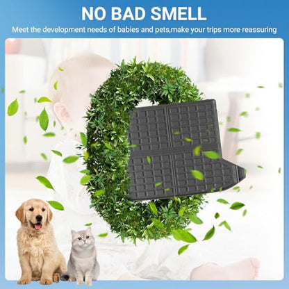 Xipoo Cargo Liner Compatible with 2022 2023 2024 2025 2026 Tucson Rear Trunk Mat Cargo Mat Trunk Liner Replacement for 2022 2023 2024 2025 2026 Tucson Accessories - color: Upgraded Rear Trunk Mat