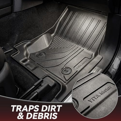 YITAMOTOR Floor Mats Set Fit for Toyota 4Runner 2025 2026 5-Seats(Fits Gas,Not Fit Hybrid) with Trunk mat &Backrest mat, All Weather TPE Custom Fit Liner for 4 Runner SR5/TRD/Limited 6th gen Car Mats - style: 2025-2026 Toyota 4runner 5 Seater Gas