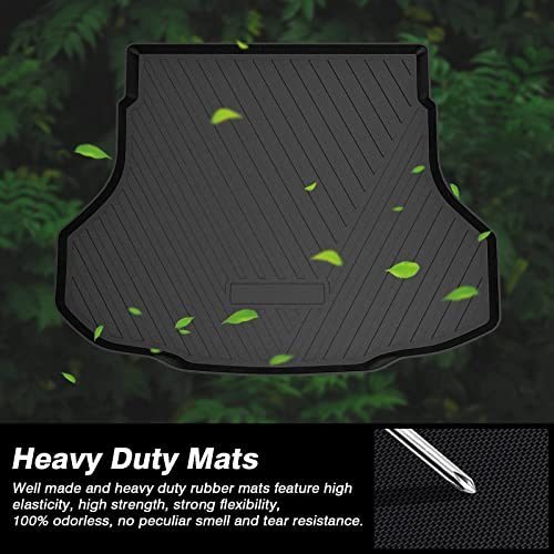 KUST Trunk Cargo Mat for Hyundai Elantra 2021-2025 2026, TPE Rubber Cargo Liner Rear Trunk Liner for Elantra Accessories All Weather Protection High Side - size: For 2021-2026 Elantra | Trunk Mat