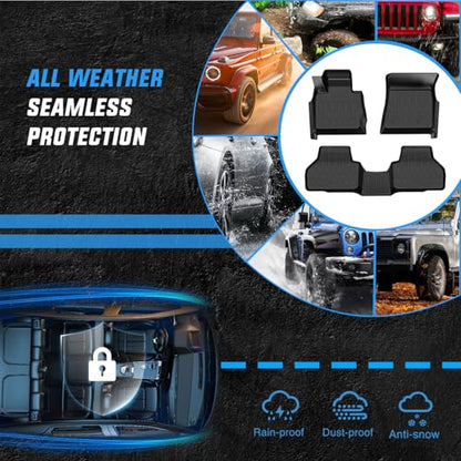 Nilight Floor Mats for BMW X3 F25 2011-2017 / BMW X4 2015 2016 2017 2018 All Weather Custom Fit Heavy Duty Floor Liners - color: 2011-2017 BMW X3 X4