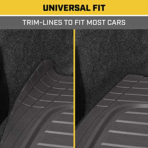 Cat Heavy Duty SUV Cargo Liner & Car Trunk Mat - Universal Trimmable All Weather Cargo Mats for Back of SUV - Black Cargo Cover Trunk Cover 53" x 36.25"