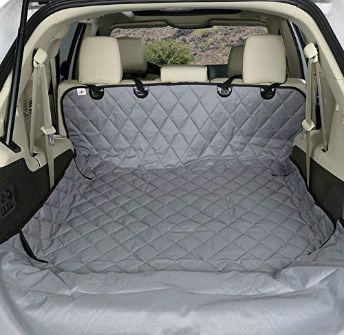 4Knines SUV Cargo Liner for Dogs – Dog Trunk Cover – Heavy-Duty, Waterproof Pet Seat Protector – Durable Cargo Liners for Dogs – USA-Based Company - Large (Grey) - color: Grey, size: Large