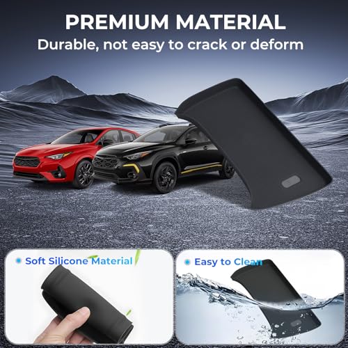 Wireless Charging Protective Mat for Subaru Crosstrek/Impreza 2026 2025 2024, Center Console Interior Accessories Silicone Anti-Slip Wireless Charger Cover Pad for 2024-2026 Crosstrek/Impreza - style: Fits for Subaru Crosstrek/Impreza 2024-2026