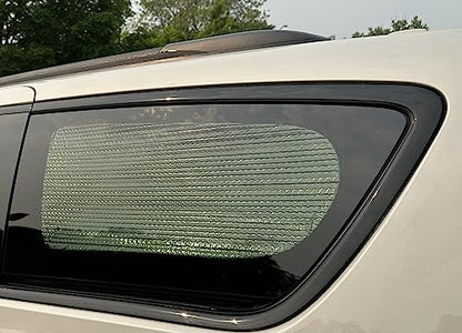 Set of 2 Custom Fit Automotive Reflective 3rd Row Rear Seat Side Window Sunshade Compatible with Toyota Sienna 2011-2020
