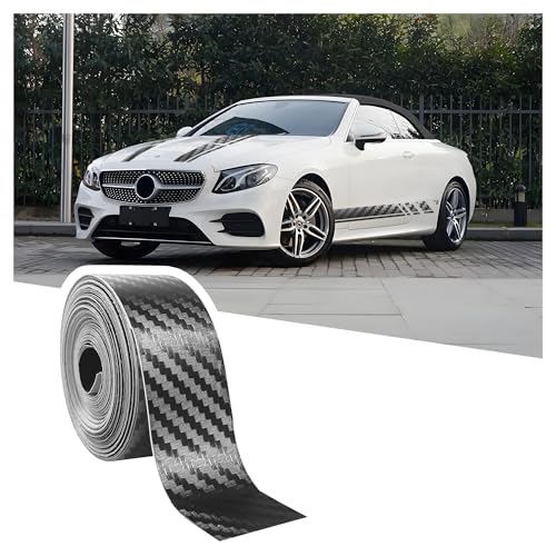 carleef 30FT x 1" Carbon Fiber Wrap Pin Striping Tape for Cars,Carbon Fiber Tape for All Vehicles Body Components,Universal Automotive Pinstriping Tape Car Decorations for Car Truck (1 inch) - color: 1 inch