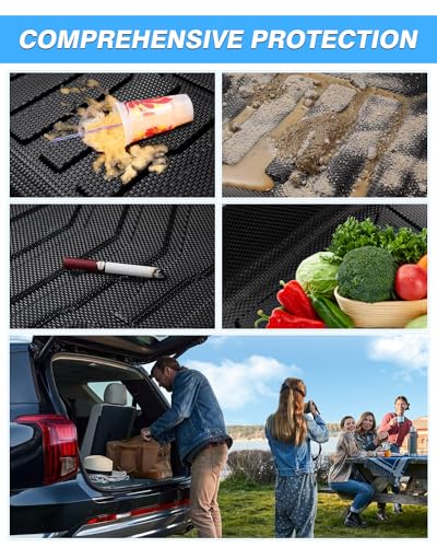 Powerty Cargo Mat for Volkswagen ID.4 2021 2022 2023 2024 2025 2026 Accessories Trunk Mat in Upper Position All Weather Cargo Liner Rear Trunk Mat - size: Upper Position Cargo Mat｜For｜21-26｜Volkswagen ID.4