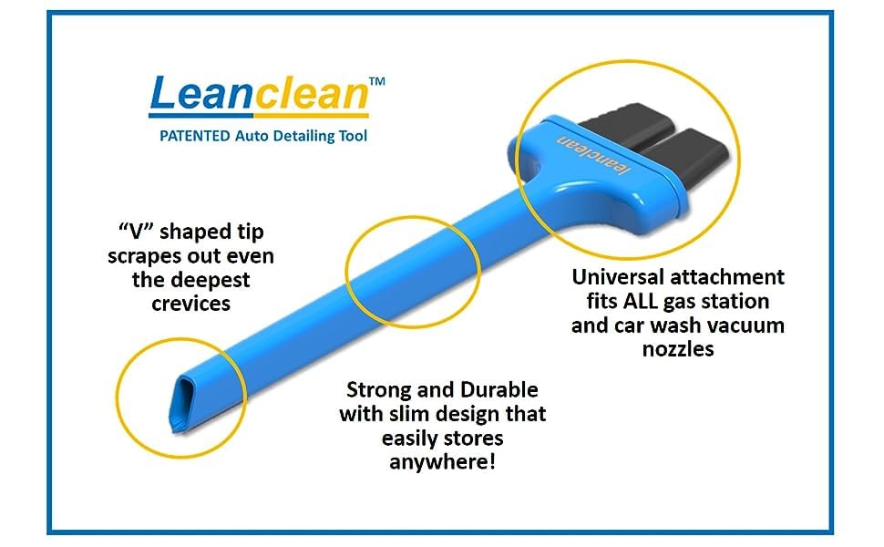 2'' x 12'' Wet/Dry Vacuum Claw Nozzle and Tool—Ice Scraper All-in-One (Compatible Bundle) for Auto, Home, Trucks, RVs, & Gas Stations Car Wash Cleaning Supplies, Utility, Attachment Kits (Blue/Black) - color: Combo Pack