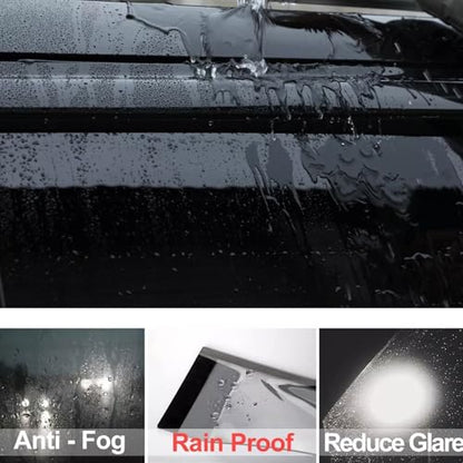 Smoke Out Channel Window Visors Compatible with Toyota RAV4 2006-2012 Wind Deflectors Sun/Rain Guards 94608 - size: For 2006-2012 RAV4