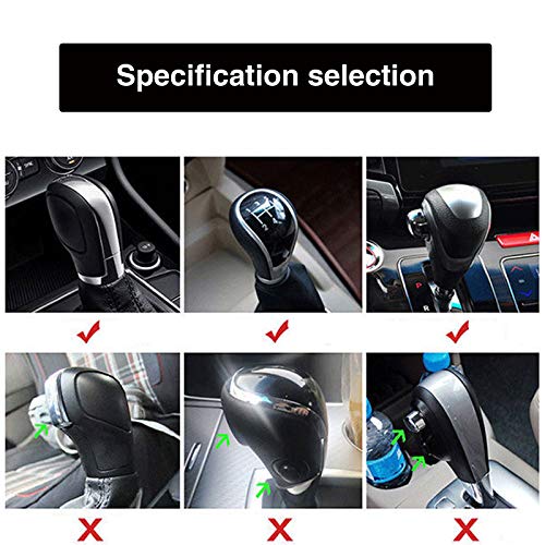 2pcs/Set Crystal Diamond Gear Shift Knob Cover & Handbrake Cover Set- Rhinestone Leather Handcraft Bling Bling Car Accessories for Women Universal Fit (Black Diamonds) - size: Gear Shift & Handbrake (Black Diamonds)