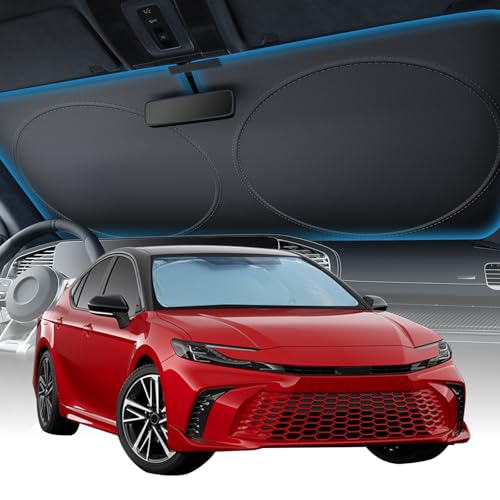 2025 Upgraded Zanch Car Front Windshield Sun Shade - Ultimate Uv Protection & Heat Reductionlinnovative No-Light Leakage TechnologylFoldable DesignPerfect Fit for Sedan, Small(59" x 29") - size: S-Sedan/Hatchback/Coupe