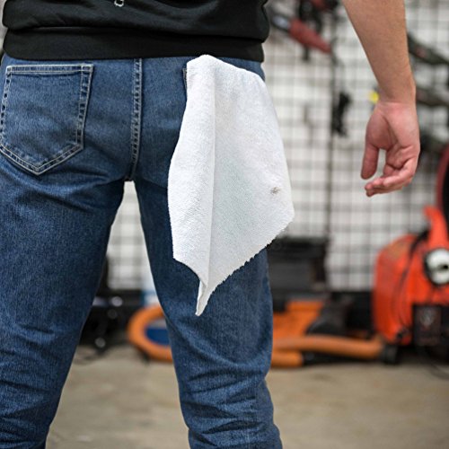 Chemical Guys MIC_801_03 Monster Edgeless Microfiber Towel, White (16 in. x 16 in.) (Pack of 3) - color: White