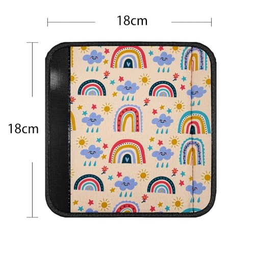 Seat Straps Shoulder Pads for Kids - Seat Belt Cover Pad, Perfect for Car Booster Seats, Strollers, High Chair, Backpacks, and More, Ice Cream - color: 2 Pack ice cream