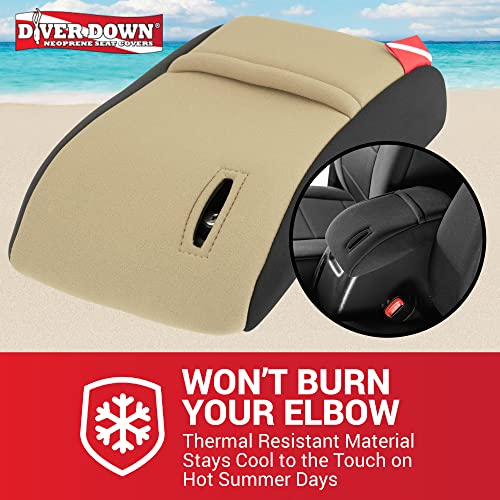 Diver Down Neoprene Center Console Cover - Fits Jeep 1997-2006 TJ Wrangler - Cushioned Armrest Cover - Doesn't Burn Your Elbow - Tight Custom Fit - Comfortable Foam Armrest Pad (01-06 Yellow) - color: Yellow, size: 2001-2006 TJ