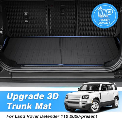 Powerty Trunk Mat for 2020-2025 Land Rover Defender 110 Accessories Cargo Mats TPE All Weather Cargo Liner Heavy-Duty Trunk Liners - size: Cargo Mat｜For｜20-25｜Land Rover Defender 110
