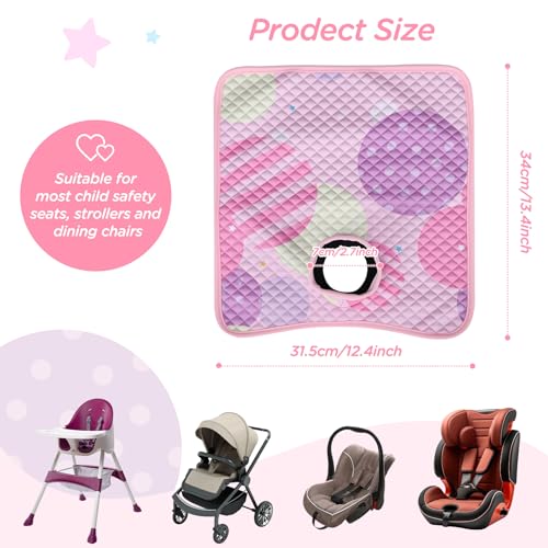Car Seat Potty Training Protector, Waterproof Car Seat Liner with Anti-Slip Backing, Machine Washable Car Seat Cover for Baby Toddler Carseat, Stroller (Pink, 2PC) - color: Pink