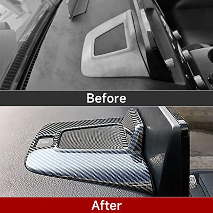 Car GPS Navigation Dashboard Cover Decals for 2022 2023 2024 2025 Honda Civic 11th Gen Accessories ABS Carbon Fiber Interior Stickers - color: Gps Dashboard Panel