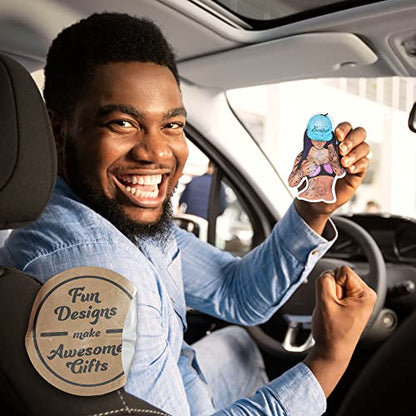 Funny Naughty Unique Car Air Fresheners Scented With Premium Oils By Fresh Fresheners (Hundred's Girl) - color: Hundred's Girl