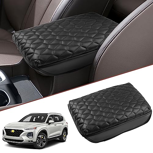 SKTU for 2019 2020 Hyundai Santa Fe Central Console Armrest Pad 2020 Santa Fe TM Seat Box Cover Hyundai Automotive Car Center Console Soft Cushion - color: 2019 2020 Santa Fe