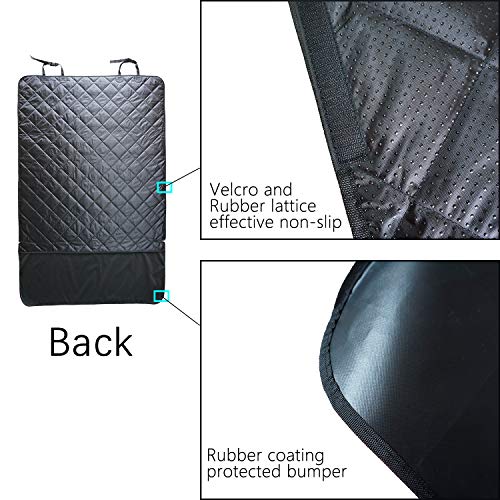 Dogs Cargo Liner Cover for Pets SUV Cars Waterproof Non Slip Universal Fit with Bumper Flap Black 52 82 Standard