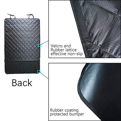 Dogs Cargo Liner Cover for Pets SUV Cars Waterproof Non Slip Universal Fit with Bumper Flap Black 52 82 Standard