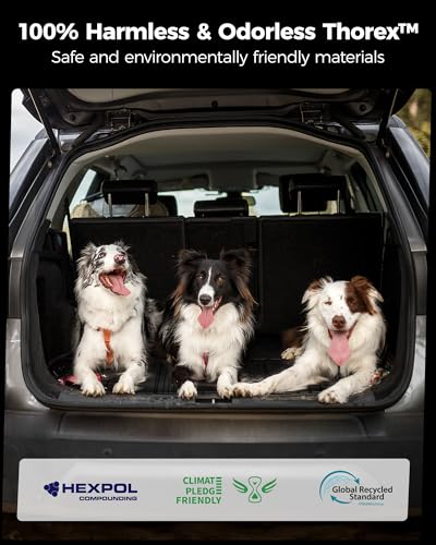 3W Cargo Liner & Seat Back Mats for 2021-2026 Chevrolet Chevy Tahoe/GMC Yukon (Only Yukon, Not Fit Yukon XL)/Cadillac Escalade (Only Escalade, Not Fit Escalade ESV), All Weather TPE Custom Fit - size: Chevy Tahoe 21-26 Cargo Liner&Backrest