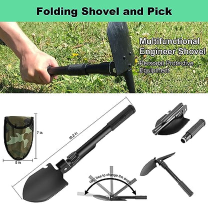 Survival Kit 256 in 1, First Aid Kit Survival Gear Tools Trauma Kit with Molle Pouch for Outdoor, Camping, Hunting, Hiking, Earthquake, Home, Office, Gifts for Men Dad Husband Women - color: Black