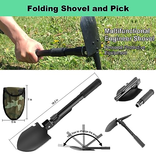 Survival Kit 256 in 1, First Aid Kit Survival Gear Tools Trauma Kit with Molle Pouch for Outdoor, Camping, Hunting, Hiking, Earthquake, Home, Office, Gifts for Men Dad Husband Women - color: Green
