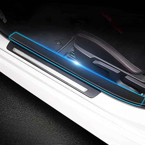 KUNGKIC for Subaru BRZ Toyota GR86 2021 2022 2023 2024 2025 PU Car Door Edge Guards Sill Protector Stickers Film Anti-Collision Scuff Plate Cover All Weather Interior Accessories