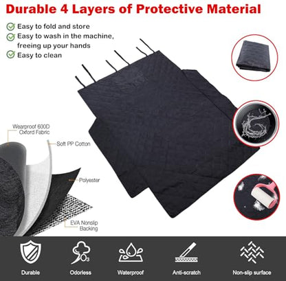 Cargo Mat Liner for Hummer EV Accessories All Weather Rear Trunk Floor Mat Protection for 2024 2025 2026 Hummer EV SUV Cargo Liner for Dogs Heavy Duty 3D Nonslip Waterproof (SUV/A) - style: Style A