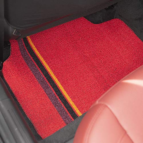 FH Group Car Floor Mats - DIY Ultra Waterproof Trimmable Non-Slip Vinyl Floor Mats, Red - color: RED