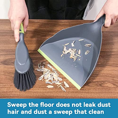 Dustpan and Brush Set,Dust Pans with Brush,Hand Broom Dust Pan,Broom Dustpan Set are Suitable for Kitchen, Sofa, Table, Car Trunk and Seat, Pet Nest and so on.(2pcs) - size: 2Set