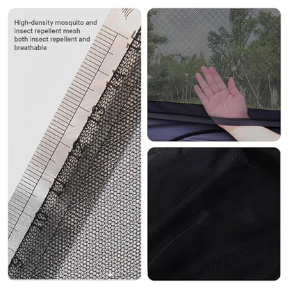 Car Window Sun Shade Cover, 4 PCS Breathable Mesh Car All Side Window Sunshade, Mosquito Net Curtain, Reduce Sun Rays, Sun Glare, Privacy Protection, Cover Full Window Suitable for Most SUV - size: 4 Pcs #Suv Style