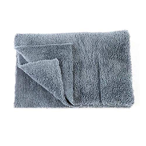 Kingsheep Edgeless Microfiber Towel Car Drying Wash Buffing 6Pack 16"x16" Ultra Plush 450gsm Detailing Cloth (Gray) - color: Gray