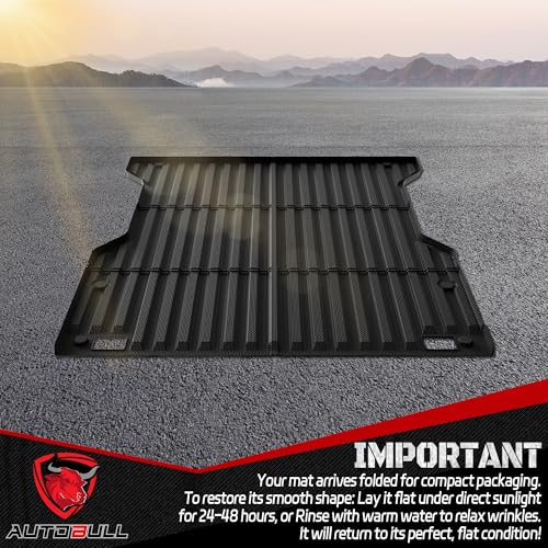 Truck Bed Mat Bed Liner Fit for Toyota Tacoma 2024-2026 (5FT,60.3") (Not Fit Drop-in Liners), Vehicle Truck Bed Liner Custom Fit All Weather Protection TPE Pickup Car Bed Mat - style: 15)2024-2026 |Toyota Tacoma Bed Mat (5FT)