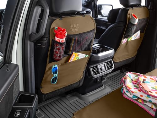 WeatherTech Seat Back Protector - Universal Kick Mat and Organizer for The Back of Your Seat - Tan - color: Tan