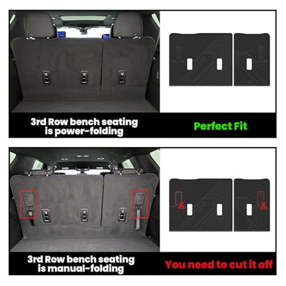 LASFIT Floor Mats 2021-2026 & Only 8 Seats (Not for 7/9 Seats) for Chevrolet Chevy Suburban/GMC Yukon XL (Only Yukon XL, Not Fit Yukon)/Cadillac Escalade ESV (Only Escalade ESV, Not Fit Escalade) - size: Suburban/Yukon XL/Eacalade ESV 8 Seats 2021-2026