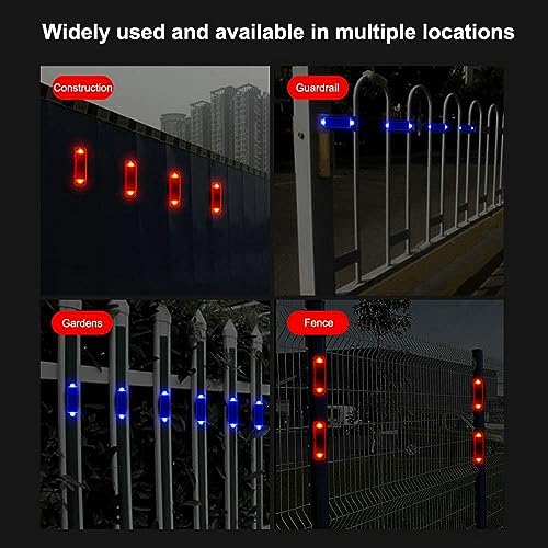 Emergency Strobe Light Strip, Ultra mini Solar Warning Flash, Emergency Safety Warning LED mini car Bicycle Motorcycle Strobe Light (Blue Light) - color: Blue light