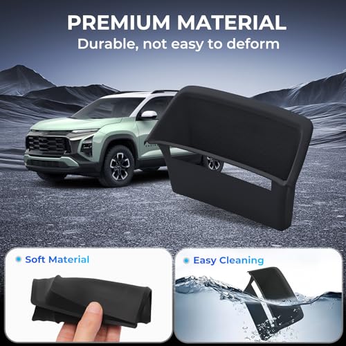 Wireless Charging Protective Mat for Chevrolet Equinox 2026 2025, Interior Accessories Center Console Anti-Slip Wireless Charger Cover Pad Protector for 2025-2026 Equinox, Black - style: Fits for Chevrolet Equinox 2024-2026