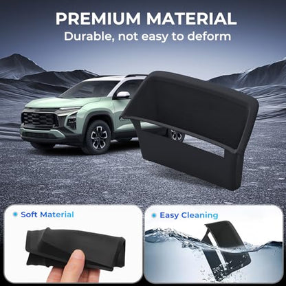 Wireless Charging Protective Mat for Chevrolet Equinox 2026 2025, Interior Accessories Center Console Anti-Slip Wireless Charger Cover Pad Protector for 2025-2026 Equinox, Black - style: Fits for Chevrolet Equinox 2024-2026