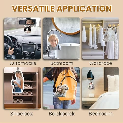 100PCS Custom Logo Air Freshener for Car Bulk,Wholesale Personalized Car Air Freshener Custom Logo/Photo/Anniversary/Wedding/Baby Shower/Valentine's Day (100pcs-Crop) - color: 100 Pcs - Crop