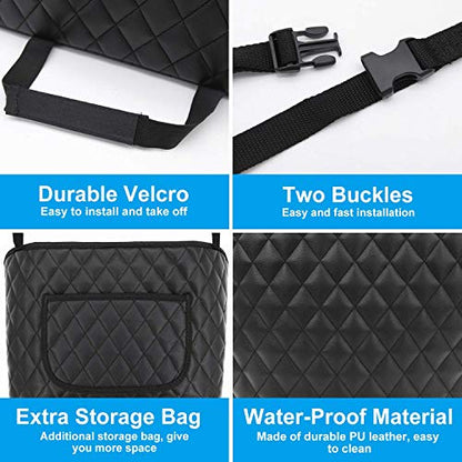Bark Lover Car Handbag Holder, Seat Back Organizer, Barrier of Backseat Pet Kids, Purse Storage & Pocket, Car Accessories, Mesh Handbag Holder - style: Extra Space