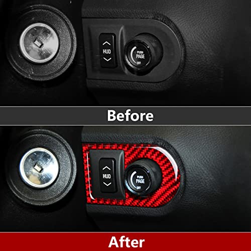 Car Sticker Carbon Fiber Interior Trim Decal for Chevrolet Camaro 2010 2011 2012 2013 2014 2015 Accessories (HUD Panel) - color: Hud Panel