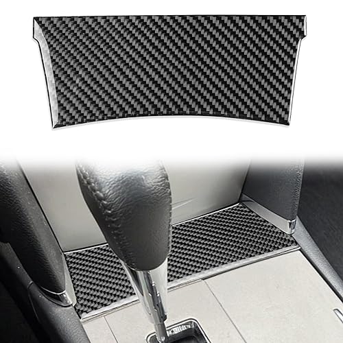 Compatible with 1PC Carbon Fiber Sticker Car Central Control Storage Box Cover Frame Compatible with Toyota Camry 2007 2008 2009 2010 2011 (Type A) - color: Black 2