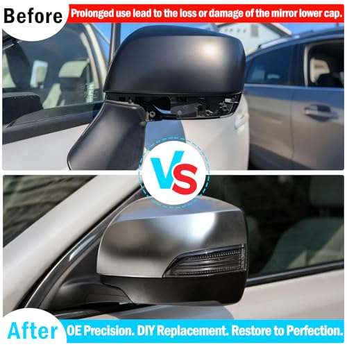 1PC Compatible with Subaru Mirror Bottom Cover Forester 2014-2018/Crosstrek Legacy Outback 2013-2014/Impreza 2012-2014, Clip-on Replace for 91054AJ230 Driver Side Subaru Mirror Lower Cover-Left - style: Left Driver Side