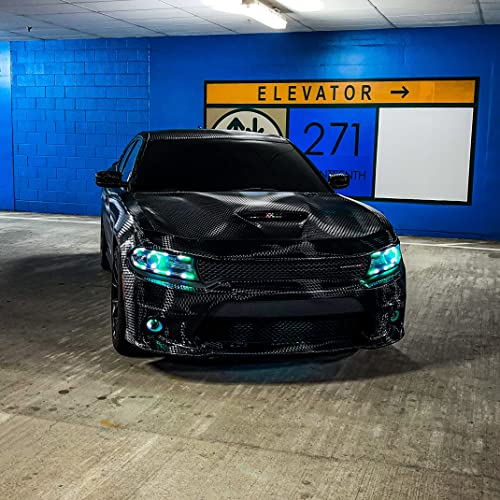 VViViD Designer Black Carbon Fiber Vinyl Wrap (Triangle Carbon, 1ft x 5ft) - size: 1ft x 5ft