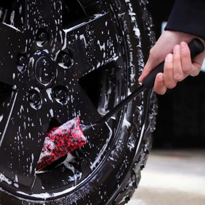 Wheel Cleaning Brushes for Car Detailing – Tire Cleaning Brush – Car Wheel Brush & Rim Cleaner Brush – Heavy Duty Tire Brush for Cleaning Tires & Wheels - style: Tire Cleaning Brush
