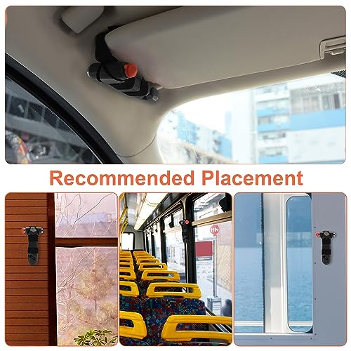 THINKWORK Car Safety Hammer, 3-in-1 Emergency Escape Tool with One Second Window Breaker and Seat Belt Cutter, Safety Emergency Car Escape Tool for Car, Office, Home, Black - color: Black