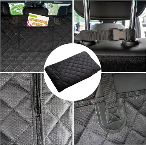 SUV Cargo Liner for Dog Car Seat Cover Waterproof Pet Cargo Cover Nonslip Dog Seat Cover with Bumper Flap Protector for SUV Trunk Sedans Vans（70L”*40W“） - size: 70" x 40"
